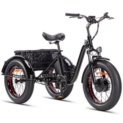 China Electric Cargo Ebike Front Motor-Drive 48V 500W Electric Tricycle Bike for sale