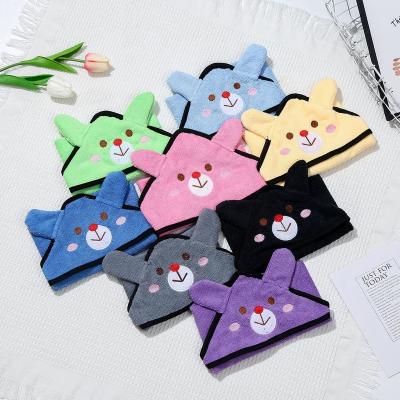 China Cute Extra Fine Multicolor Optional Stocked Pet Bath Towel Fiber Pet Coat Bath Towel For Dogs Or Cats Quick Dry for sale