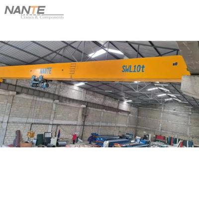 China Crane Rigorous Design Single Girder Electric Bridge Overhead Crane for Steel Mills for sale