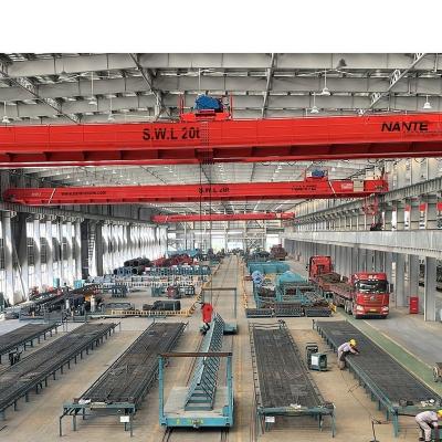 China Bridge Crane Easy to Maintain Double Girder Workshop Crane with Safety Guarantee for sale