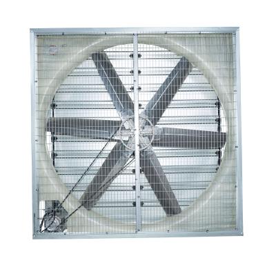 China Largest High Performance Powerful Ventilation Animal Husbandry Equipment Galvanized Box Fans Greenhouse Exhaust Fan for sale