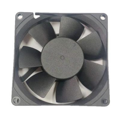 China Hotels 8020 Series 12V Powerful Plastic Blade DC Fan 120mm Brushless Fan for sale