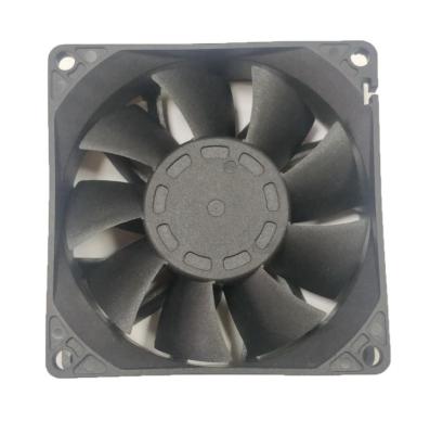 China Hotels 8025 Series Industrial DC Axial Fan With Cooling 12v Fan For Mining for sale