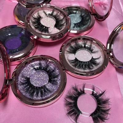 China Lxury lashes for high end 5d mink eyelashes custom packaging 5d sellers 25mm mink eyelashes for sale