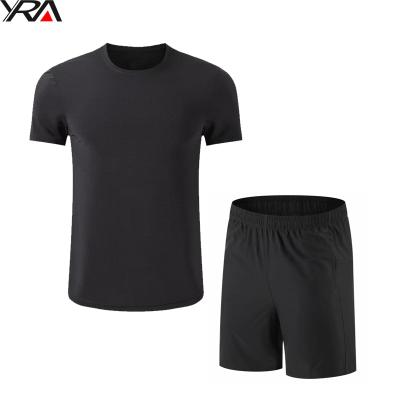 China Wholesale 2021 Summer Men's Breathable OEM Workout Gym Fitness Sets Sport Wear Set Mens Clothing Activewear Active Sweat Suits for sale