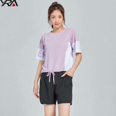 China Wholesale 2021 New Spring Summer Sports Breathable Gym Workout Exercise Clothing For Women Fitness Clothing Set for sale