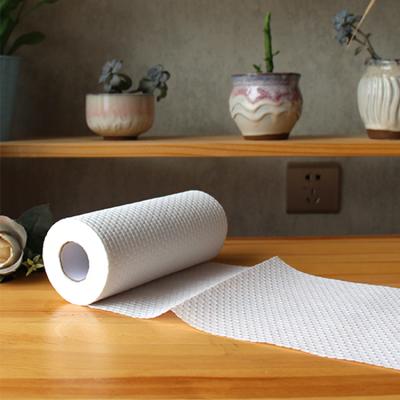 China Eco-friendly Low-fiber Super Absorbent Nonwoven Kitchen Cleaning Paper Disposable Dish Towels for sale