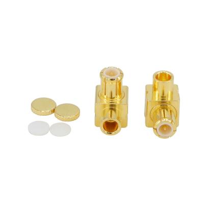 China RF MCX Male Solder Right Angle RF Connector MCX Male Solder Plug For Semi Flexible Steel Semi Coaxial Cable RG405 for sale