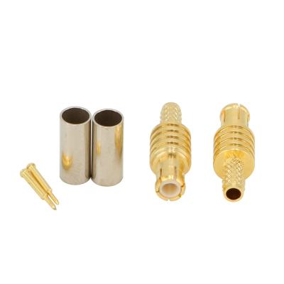 China RF MCX Male Crimp RF Connector MCX Male Crimp Plug For RG316 RG174 RG178 LMR100 Coaxial Cable for sale