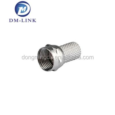 China RF Connector F Male Plug RF Straight For RG6 for sale