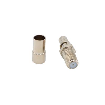 China RF Coaxial Connector F Jack Female Straight For RG6 LMR300 Cable DM-FK-5 for sale