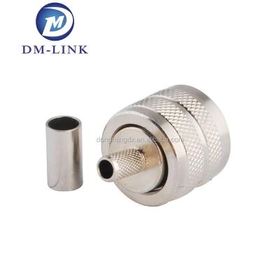 China RF Connector UHF PL259 SO239 Male Plug Crimp RF For LMR195 RG58 RG400 Coaxial Cable for sale