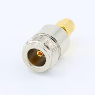 China Brass N Female Jack To Straight RP SMA Male Plug RF Coaxial Connector Cable Adapter For Wi-Fi Antenna Signal Booster for sale