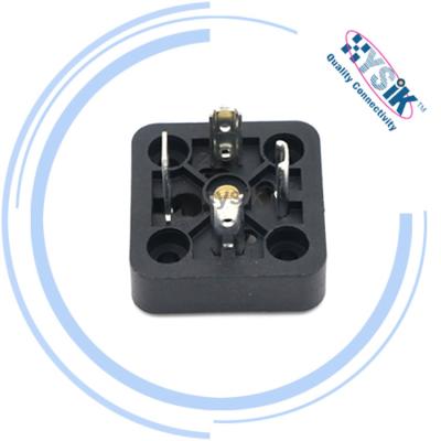 China Solenoid Switch Valve Panel Mount Valve Socket 18mm Hydraulic Male Hirschmann Solenoid Connector Form A for sale