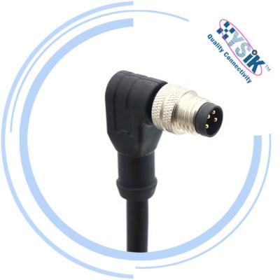 China Automation M8 3 Straight Type 4 5 6 8 Pin Male Cable Sensor Connector IP67 Waterproof Cable for sale