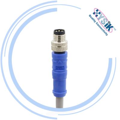 China Automation industries M8 GPIO 8 terminal 1.0m male to female sensors/triggers/encoders/cable and to JST connector socket for sale