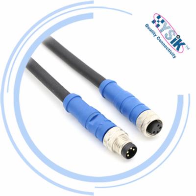 China Sensors/Triggers/Encoders/Female Waterproof Cable M8 4 Pin Screw Sensor Female Straight Electrical Connector Automation Industries And With Cable for sale