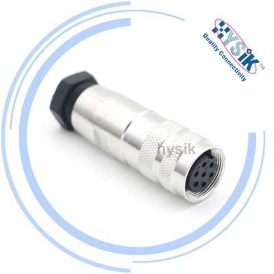 China Automotive IP67 Waterproof M16 8 Pin Din Circular Metal Connector for sale