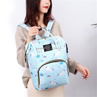 China Waterproof hot sales baby bag fashion style mommy bag for sale