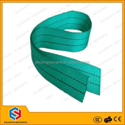 China Webbing Sling Type And Green Sling Color 2Ton Webbing Sling Flat for sale