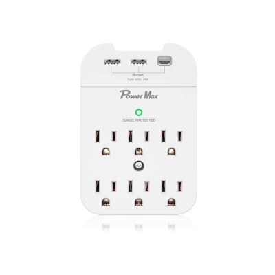 China Residential / General Purpose Adapter 3USB 6-Outlet Power Fast Charging for sale