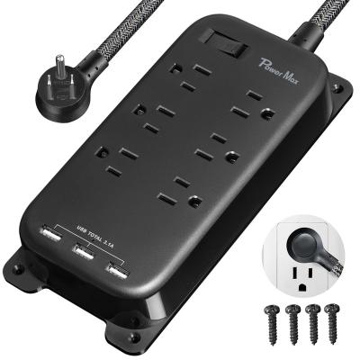 China NEW US Standard Residential / General Purpose 6 Putlet with 3 USB Ports Power Strip Surge Protector for sale