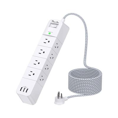 China Residential / General Purpose US Surge Protector 12 Way With USB Ports Extension Plug ETL for sale