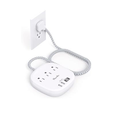 China 3-Outlet/Multi-Purpose Residential Home Power Desktop Strip with 4 USB Outlet Ports for sale