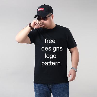 China Big and Tall Cotton Men's Other Mens Apparel Oversized Tee Shirts Manufacturers Custom Logo Design Plus Size T-Shirts for sale