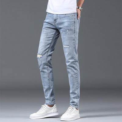 China Wholesale Custom QUICK DRY custom classic vintage casual denim ripped jeans pants skinny pants for men for sale