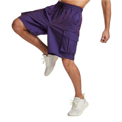 China Anti-Wrinkle 2021 Summer Sports Waterproof Side Pocket Male Outdoor Gym Training Jogging Shorts For Men for sale