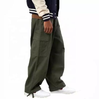 China 2022 Fashion Hip Pop Anti-wrinkle Men's Fashion Sports Cargo Pants Hot Selling Outdoor Camping Loose Casual Sweatpants Pants for sale