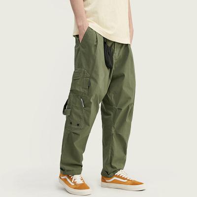 China Wholesale Fashion OEM Multi Pockets Viable Custom Vintage Casual Loose Cargo Pants Men for sale