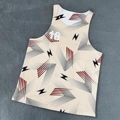 China QUICK DRY custom made reversible basketball tank top hot sale sublimation double layer basketball tank top reversible shorts for sale