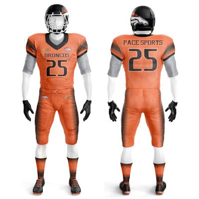 China QUICK DRY Polyester Uniform/Team Wholesale Unique Quality Customized 100% American Football Uniform for sale