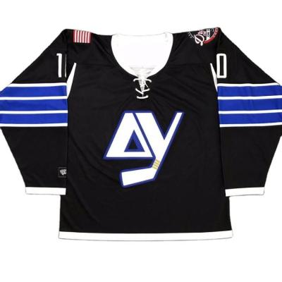 China Latest Design Waterproof 5Xl Plus Size Embroidery Sublimation Training Ice Hockey Uniform Tank Top Custom Made for sale