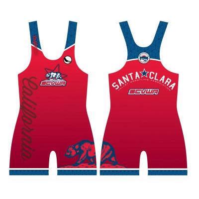 China 5xl Singlets QUICK DRY Funny Wrestling Pattern Singlet Wrestling Clothes for sale