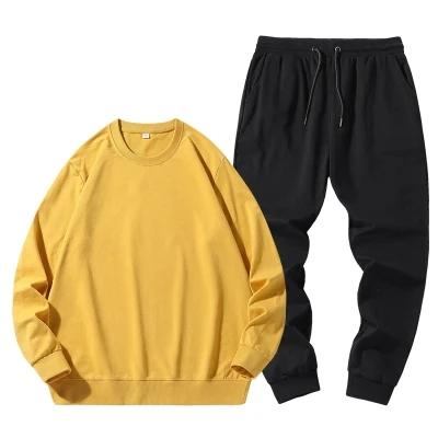 China Top Fashion Breathable Terry Tracksuits Custom Tracksuit French Fashionable Terry Sweatsuits For Men for sale