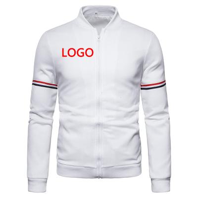 China 2021 Wholesale OEM Fashion Breathable Winter Custom White Zip Up White And Black Plus Size Anorak Bomber Jackets For Men for sale