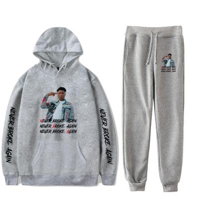 China Famous Brands Vendors Designer Breathable Jogger Oversized Custom Sweatsuit Unisex Sets Own Logo YoungBoy Never Broke Again for sale