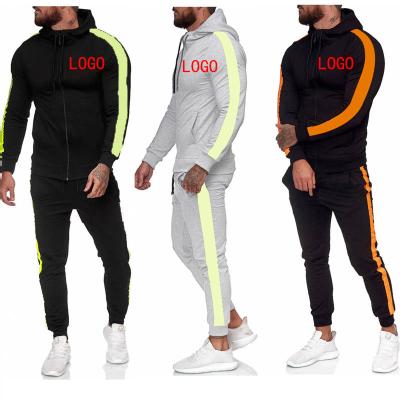 China Breathable Custom Logo Track Men Jogging Suits Casual Set Cotton Unisex Men Sweat Suits Sweatsuit Tracksuit Men Tracksuit for sale