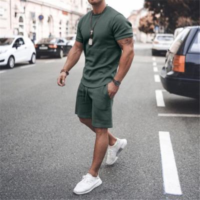 China Custom Summer Mens Tracksuits Breathable Clothes 2 Piece Pants Two Piece Shirt And Short Sets for sale