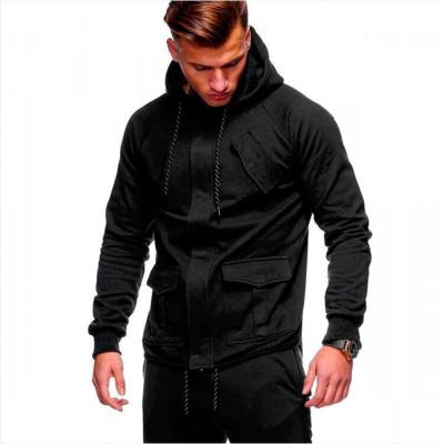 China Vetement Sport Homme Breathable Polyester Hoodie Tracksuit 2 Pieces Set Sweatsuit Men Jogging Suit Set for sale