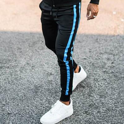 China Anti-pilling Mens Pants Improve Fabric Side Striped Blank Pant For Jogger Cargo Pants for sale