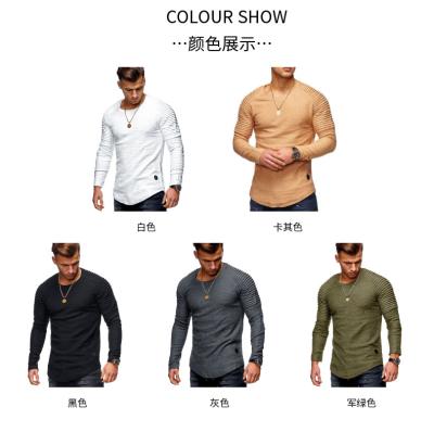 China QUICK DRY good quality men's sweatshirt fashion fit thin solid antifading t-shirt long sleeve quick dry antifading t-shirt for sale