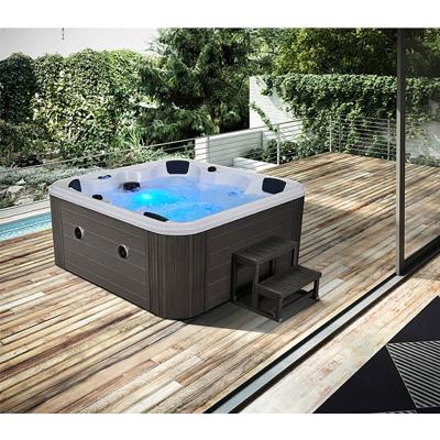 China Modern Luxury Garden Spa Swimming Pool Massage Hot Tub Outdoor Acrylic Whirlpool 092C for sale