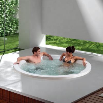 China Freestanding round massage tub, succinct elegant circle spa, with CE, TUV, ETL certificate, FS-S034 for sale