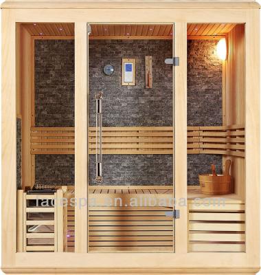 China Computer control panel dry sauna room, 2 person cedar wood sauna FS-1216 with CE for sale