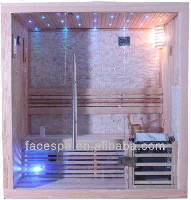 China Full Front Glass Sauna Room FS-1103A/B/C Computer Control Panel for sale