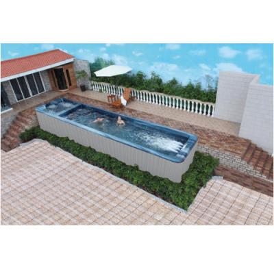 China Massage / 10 Meter USA Acrylic Endless Swim Swimming Pool FS-S10 for sale